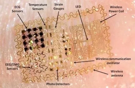 Skin-integrated 'electronic tatoo' sensors